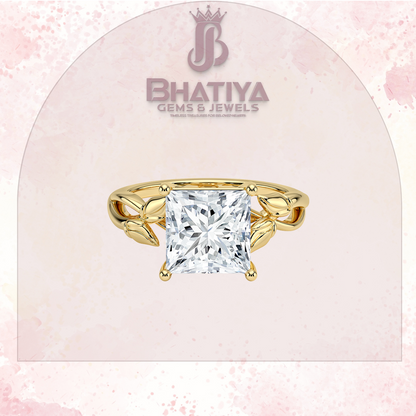 Budding Willow Solitaire Engagement Ring – 14K White Gold | Brilliant Earth Style