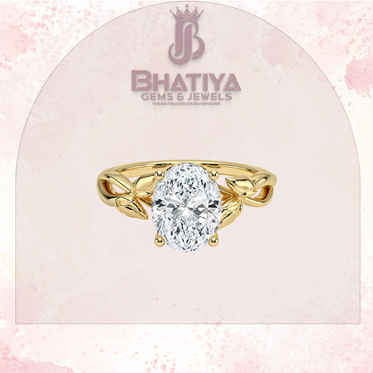 Budding Willow Solitaire Engagement Ring – 14K White Gold | Brilliant Earth Style