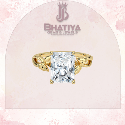 Budding Willow Solitaire Engagement Ring – 14K White Gold | Brilliant Earth Style