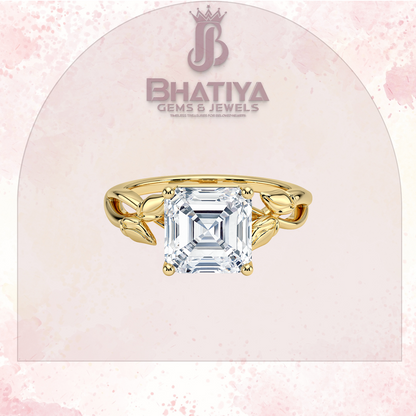Budding Willow Solitaire Engagement Ring – 14K White Gold | Brilliant Earth Style