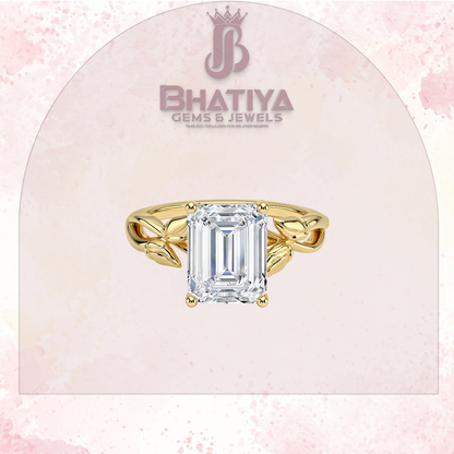 Budding Willow Solitaire Engagement Ring – 14K White Gold | Brilliant Earth Style