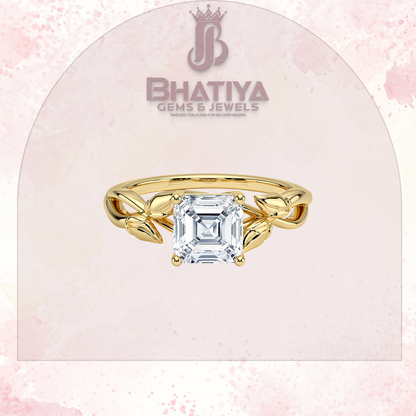 Budding Willow Solitaire Engagement Ring – 14K White Gold | Brilliant Earth Style