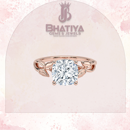 Budding Willow Solitaire Engagement Ring – 14K White Gold | Brilliant Earth Style