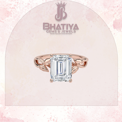 Budding Willow Solitaire Engagement Ring – 14K White Gold | Brilliant Earth Style