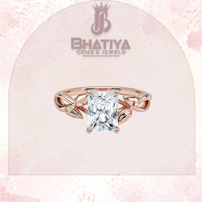 Budding Willow Solitaire Engagement Ring – 14K White Gold | Brilliant Earth Style