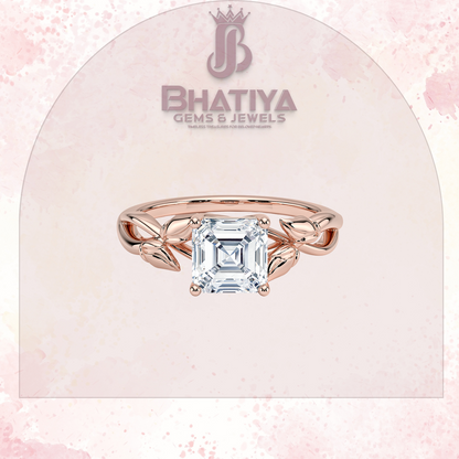 Budding Willow Solitaire Engagement Ring – 14K White Gold | Brilliant Earth Style