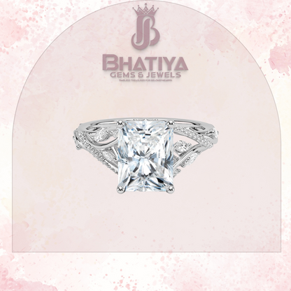 Begonia Vine Diamond Ring – Elegant Floral-Inspired Fine Jewelry Floral Touch of Luxury.