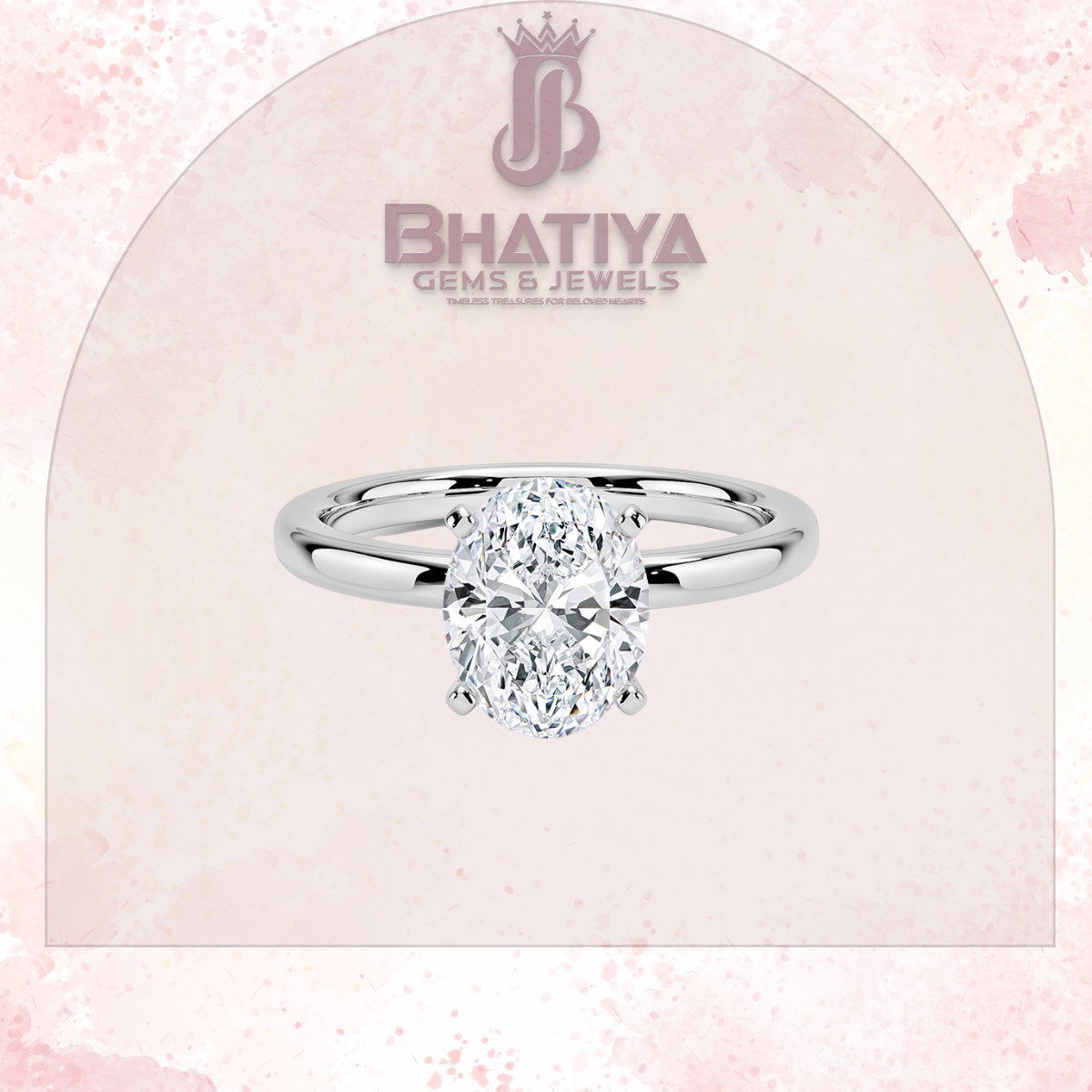 Elegant Diamond Solitaire Ring in 14K Gold with Comfort Fit Band – Timeless Piece for Engagements and Moissanite Diamond