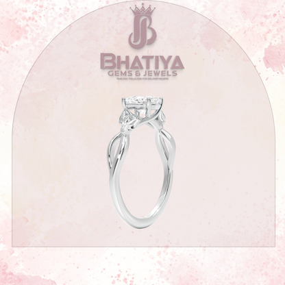 Budding Willow Solitaire Engagement Ring – 14K White Gold | Brilliant Earth Style