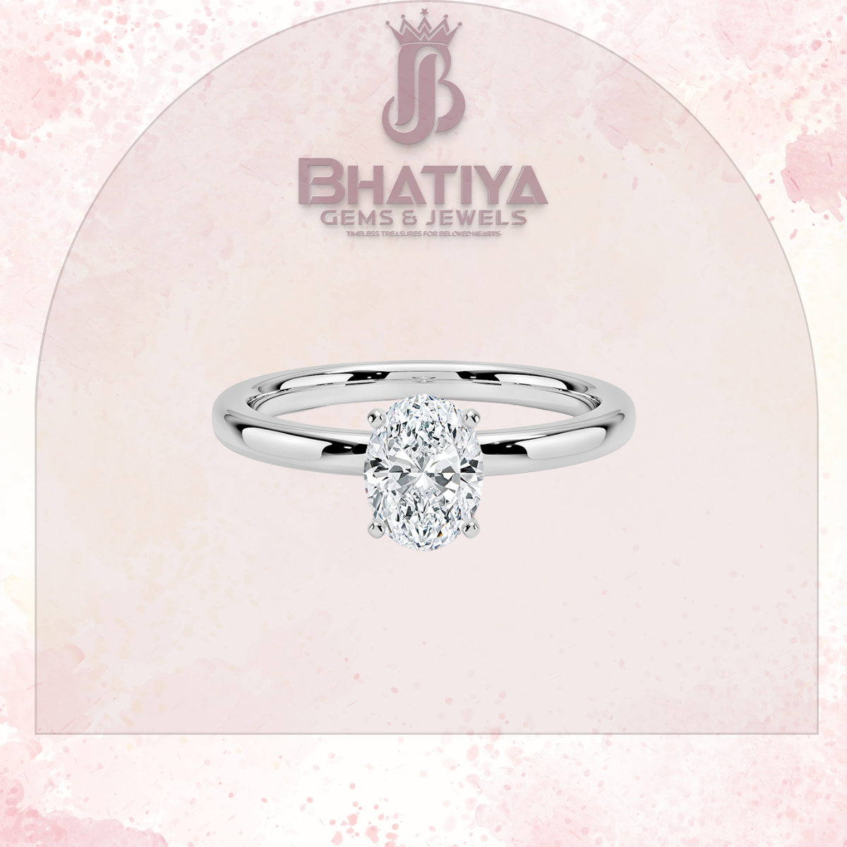 Elegant Diamond Solitaire Ring in 14K Gold with Comfort Fit Band – Timeless Piece for Engagements and Moissanite Diamond